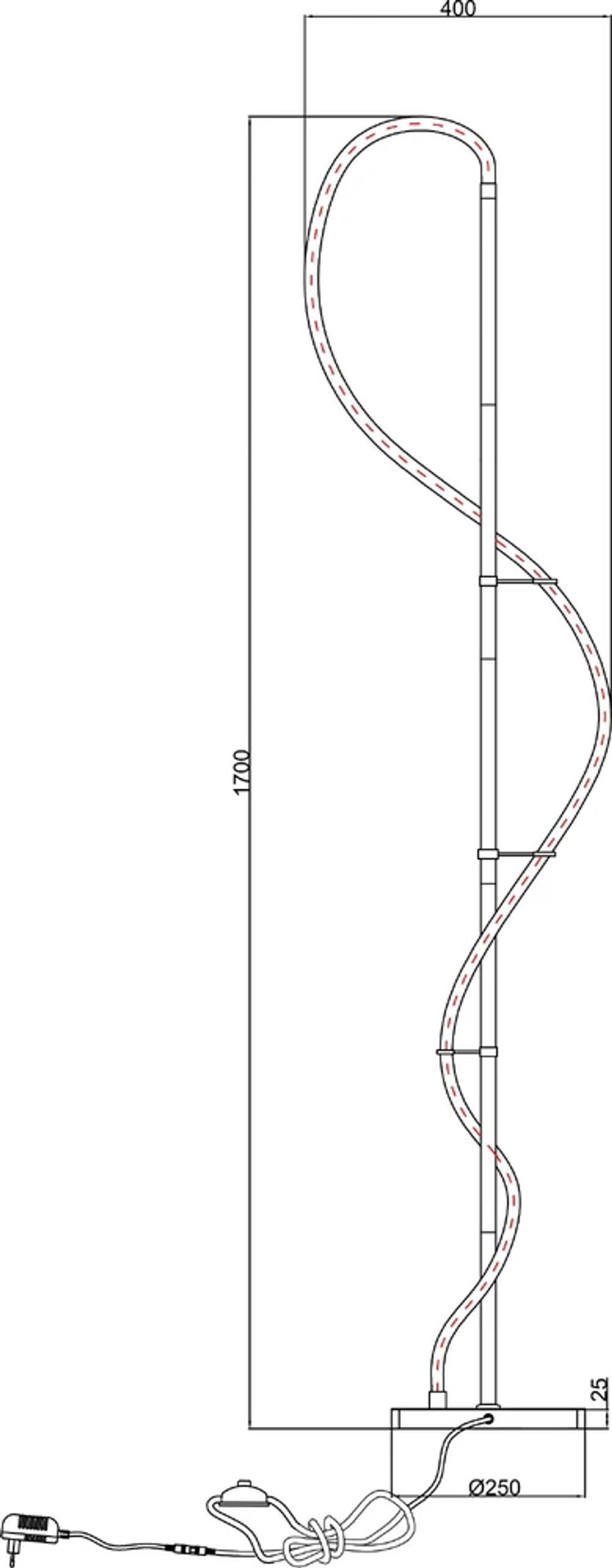 Торшер Arte Lamp KLIMT A2850PN-35BK