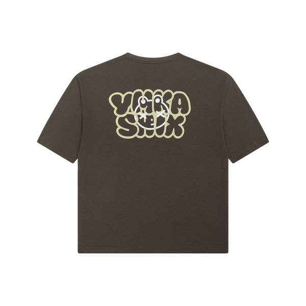 Футболка Logo face коричневый - фото 5