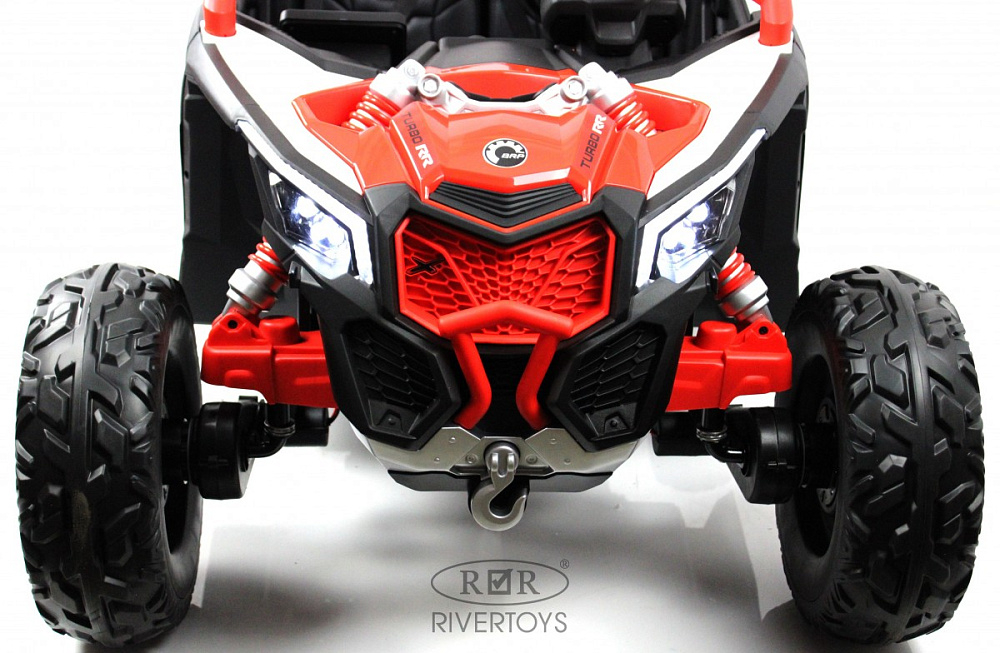 Детский электромобиль RiverToys BRP Can-Am Maverick Y111YY красный