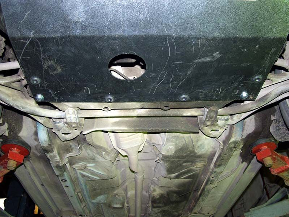 Защита картера и КПП Sheriff для Dodge Grand Caravan IV Рестайлинг 2003-2007 арт.04.0327