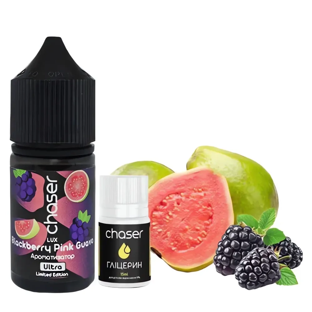 Chaser LUX – Blackberry Pink Guava (30ml, 5% nic)