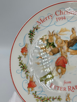 Тарелка Merry Christmas from Peter Rabbit Wedgwood 1994 год