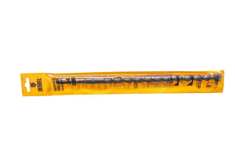 Бур по бетону, двойная спираль, Cobalt W-tip, 14x310 мм, SDS PLUS, серый