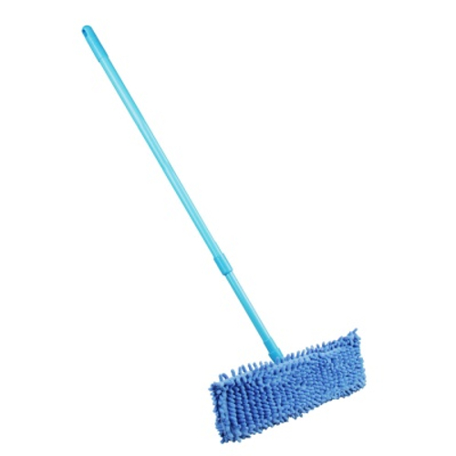 Швабра с насадкой из микрофибры, ручка телескоп. окрашенный металл 70-120см VETTA (20шт/кор)