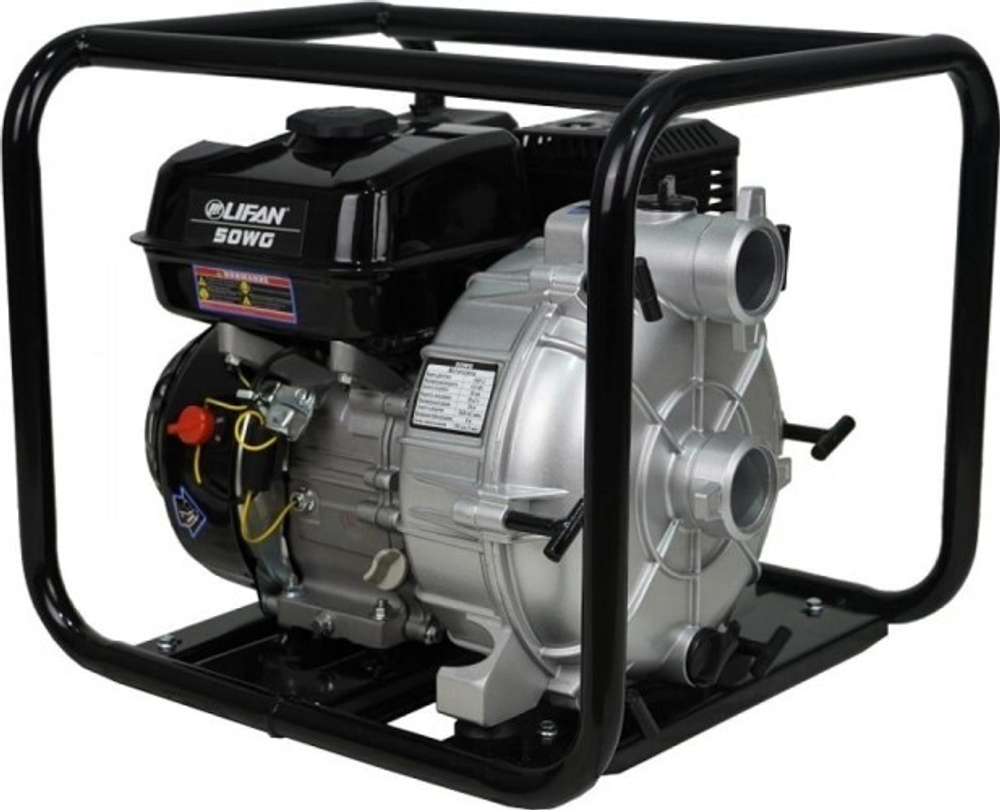 Мотопомпа бензиновая LIFAN 50WG для грязной воды 50WG