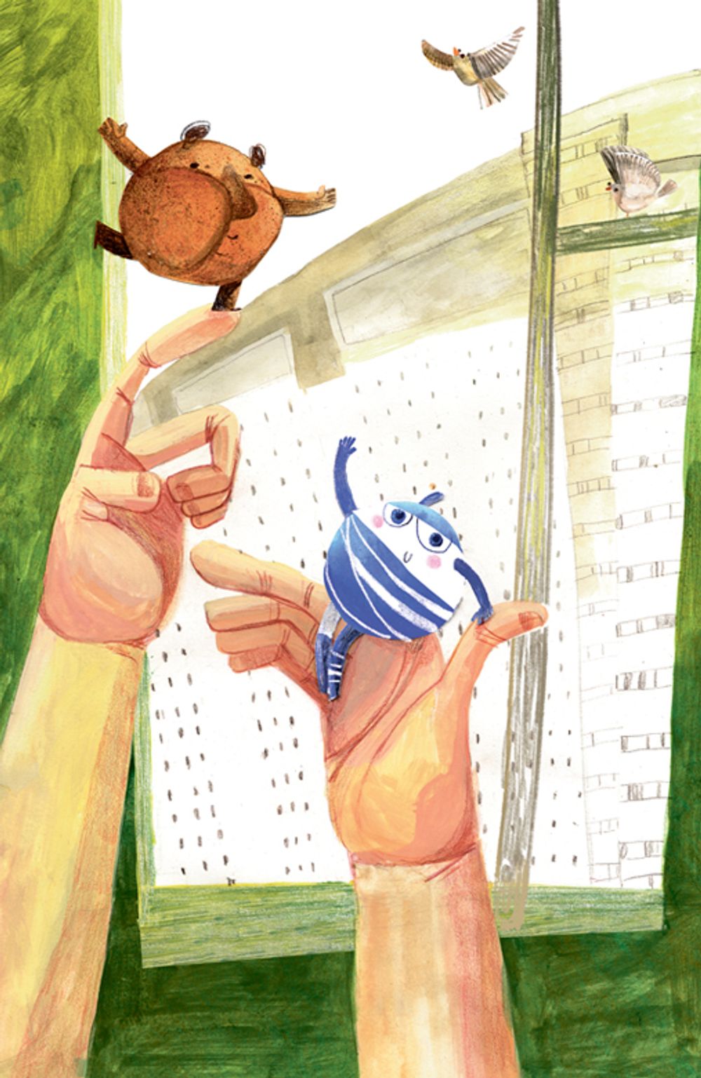 Кружок и Мякиш в гостях у Солнца