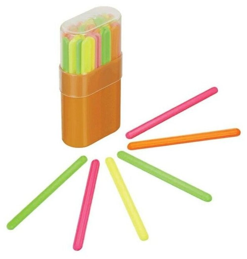 Счетные палочки СТАММ (50 штук) многоцветные, в пластиковом пенале, СП04