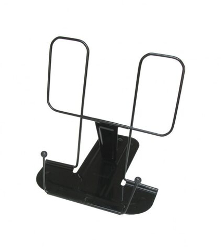 Подставка для книг, полностью металл, черная