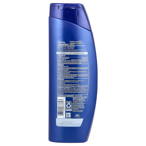 Head & Shoulders, Clinical Strength, шампунь от перхоти, средство для сухой кожи головы, 400 мл (13,5 жидк. унц.)