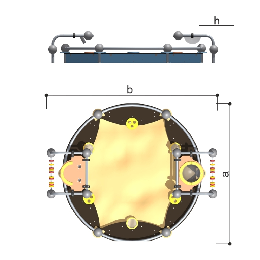 Песочная фабрика для детской площадки Romana 057.39.00