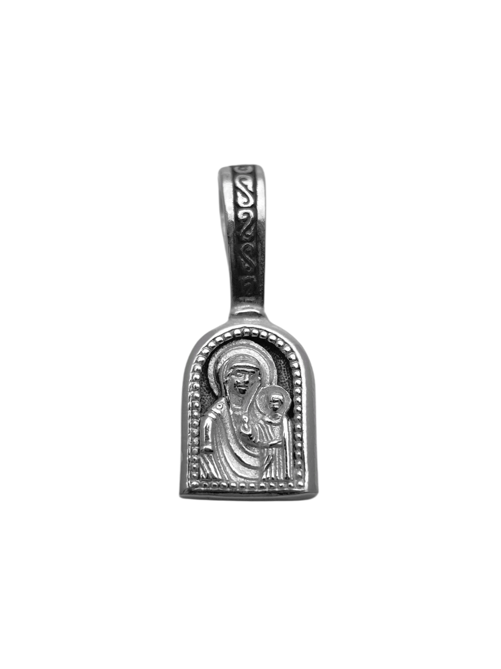 Образок из серебра/Чернение/Казанская БМ