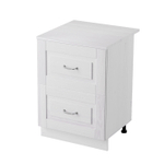 Кухонный модуль напольный, 60х60х85, Стокгольм, с ящиками, со столешницей, массив сосны, белый, Dipriz