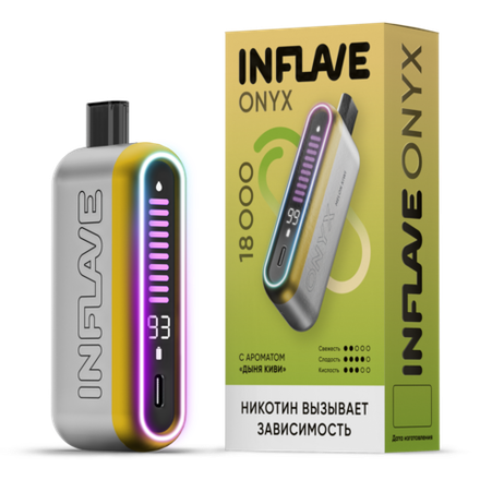 Inflave Onyx Дыня-киви 18000 затяжек 20мг (2%)