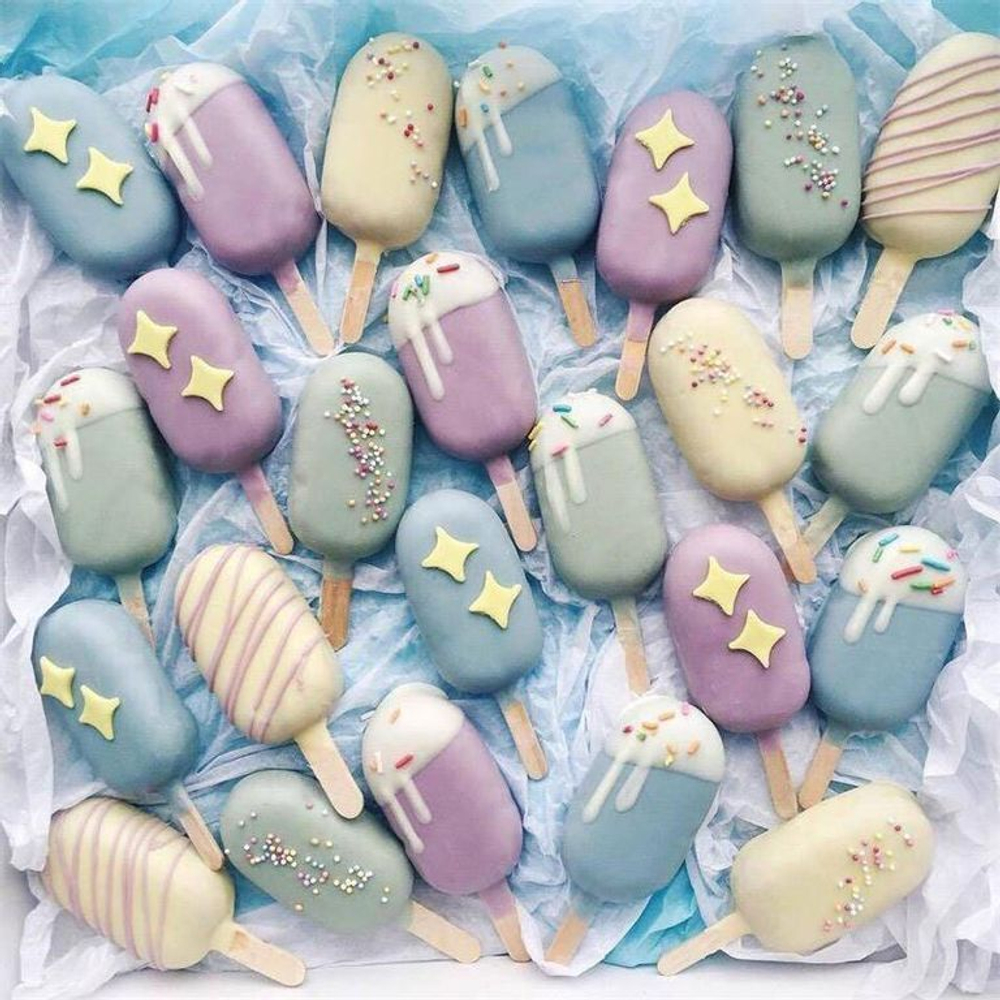 Форма силиконовая  «Эскимо малое» 4 ячейки