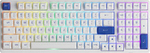 Игровая клавиатура AKKO 3098N (Blue&White/RGB/Hot-Swap/3 Modes, TTC Honey Switch)