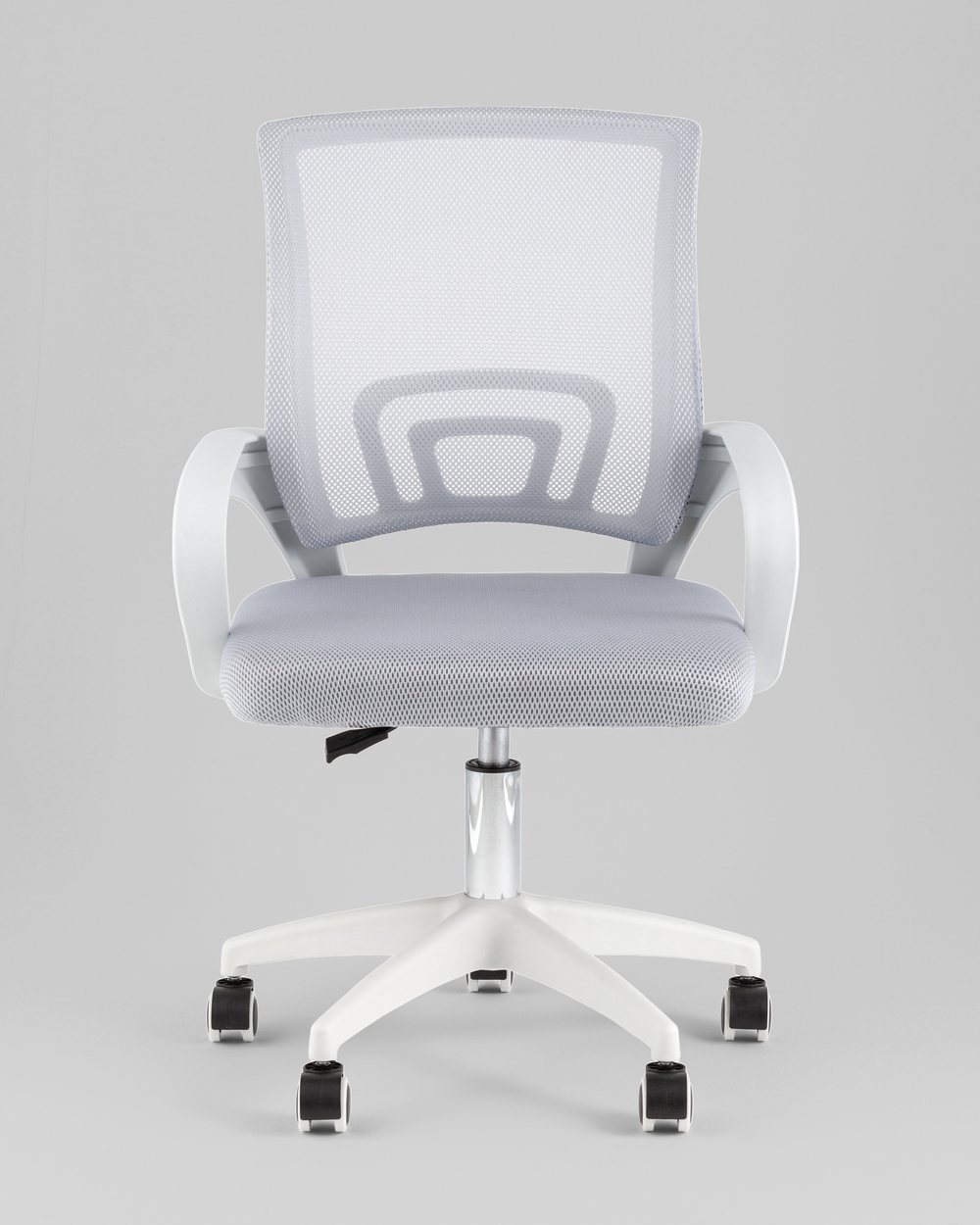 Кресло офисное TopChairs Simple SN серый пластик белый