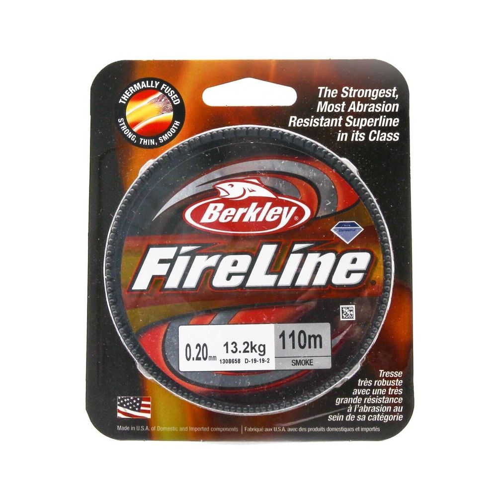 Плетёный шнур Berkley FireLine 110m 0,25mm серый, 1308659