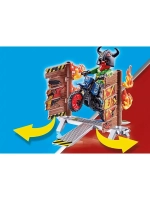 Набор Трюковой мотоцикл с горящим препятствием Playmobil 70533