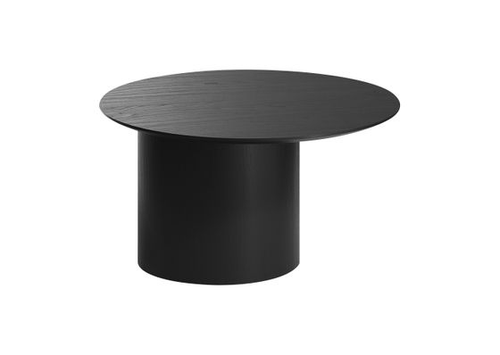 Столик Type D 70 см со смещенным основанием D 39 см (черный)