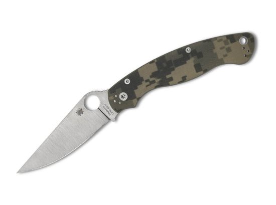 Spyderco SC36GPCMO2 Military 2 Camo G10 - нож складной, рук-ть камуфляж. G10, клинок сатин CPM-S30V