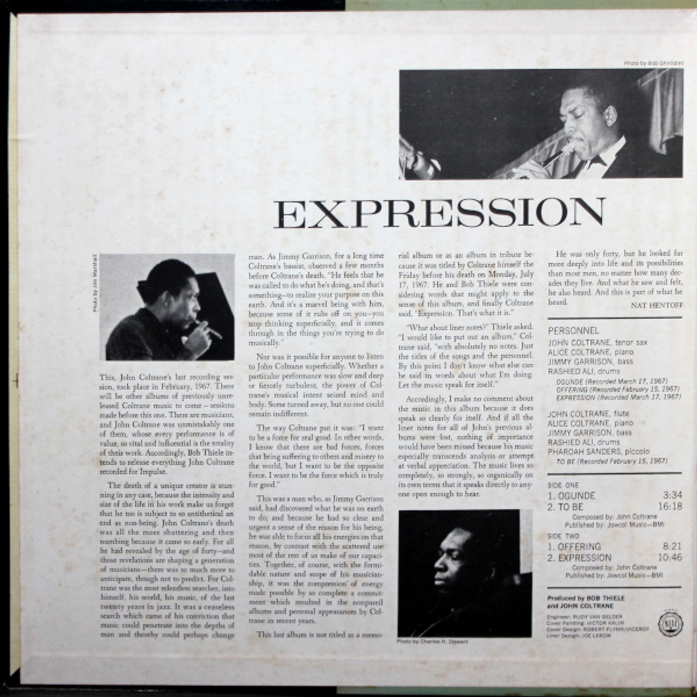 John Coltrane / Expression (LP)
