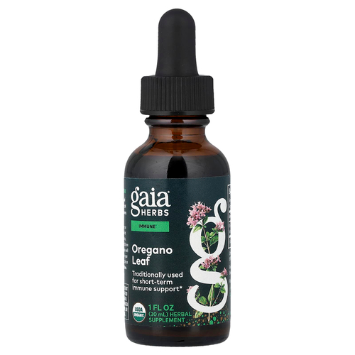 Gaia Herbs, орегано, лист, 30 мл (1 жидк. унция)