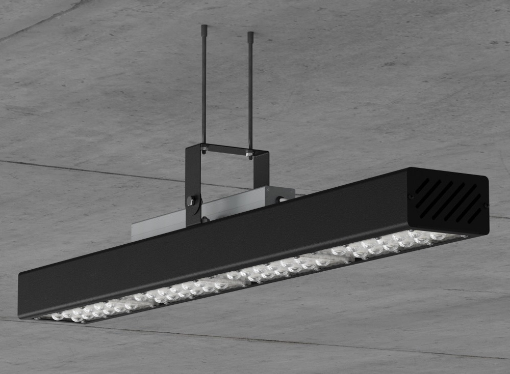 Светильник LED 100Вт 5000К 16200Лм IP67 Awax II U1 Lens D60 776х94х100мм DARKLUM