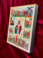 Анастасия Римляныня святая преподобномученица деревянная икона на левкасе