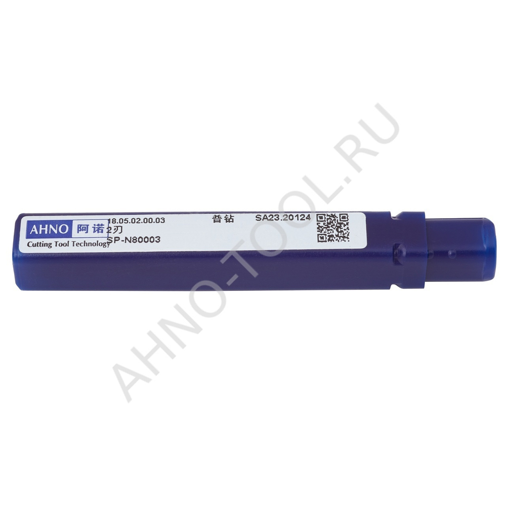 Сверло 4.1мм монолитное твердосплавное 3D без подвода СОЖ. для цвет.металлов SP-N800030410 VHM AHNO