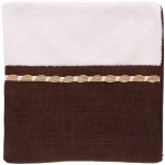 Чехол для декоративной подушки «DEFA», 43*43 см, цвет тёмный шоколад