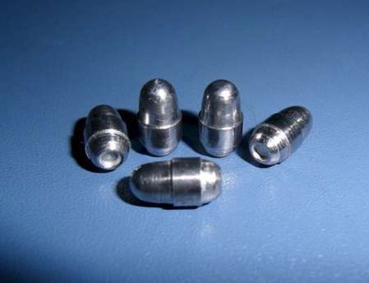 Пули полнотелые 5,5 мм 2 г с круглым кончиком, 100 шт