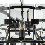 713287 Люстра NOVARA 8x40W E14 ЧЕРНЫЙ МАТОВЫЙ