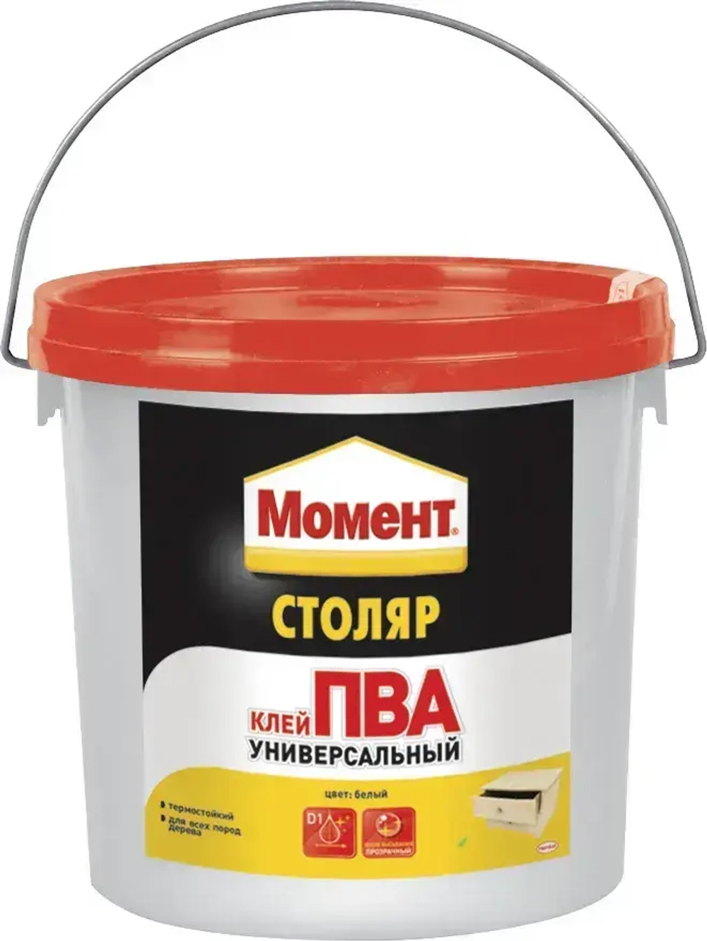 Клей столярный водно-дисперсионный Момент Столяр ПВА Универсал 3 кг.