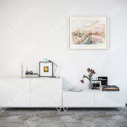 Ган Т. К. Крепостная гора (Судак). Бумага, пастель. Крым, СССР. 1964.