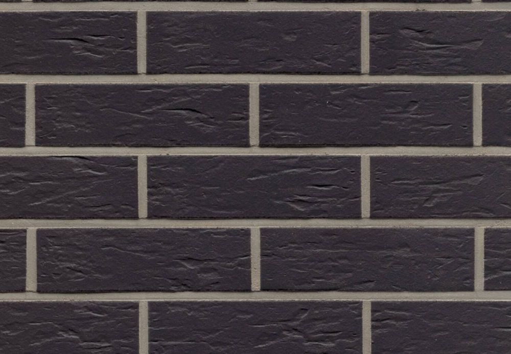 Feldhaus Klinker - R740NF9, Classic Anthracit Senso, 240x9x71 - Клинкерная плитка для фасада и внутренней отделки
