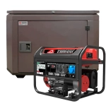 Генератор бензиновый SUNREKA G3500EAX с кожухом Geon 1400SS RAL 8019