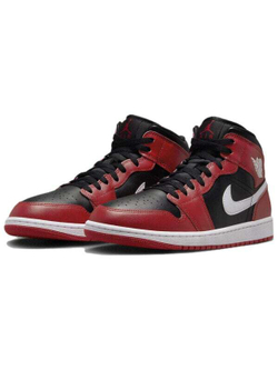 Кроссовки Jordan 1 Mid 'Gym Red Black White'