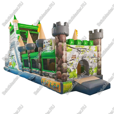 Надувная полоса препятствий "Лесной дворец"