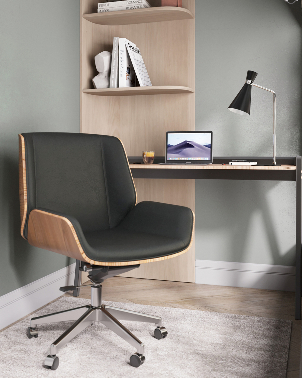 Кресло офисное TopChairs Crown SN черный