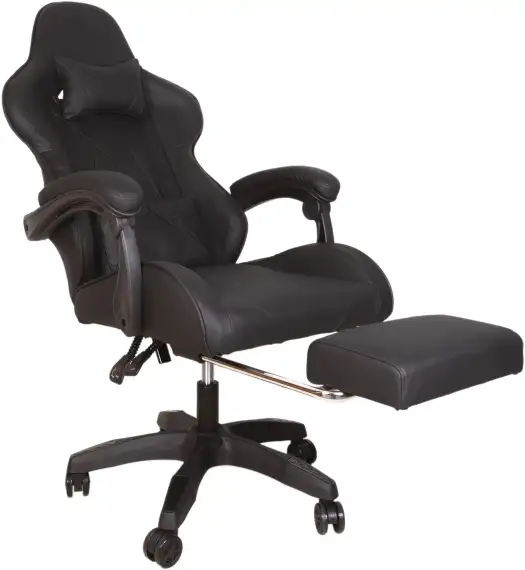 Кресло игровое Gramber А01 Экокожа черная/Черный