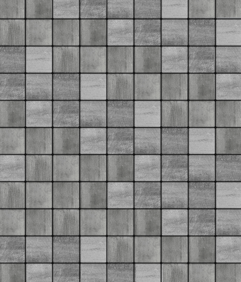 Тротуарная плитка ВЫБОР, форма Квадрат 100*100, h=80мм