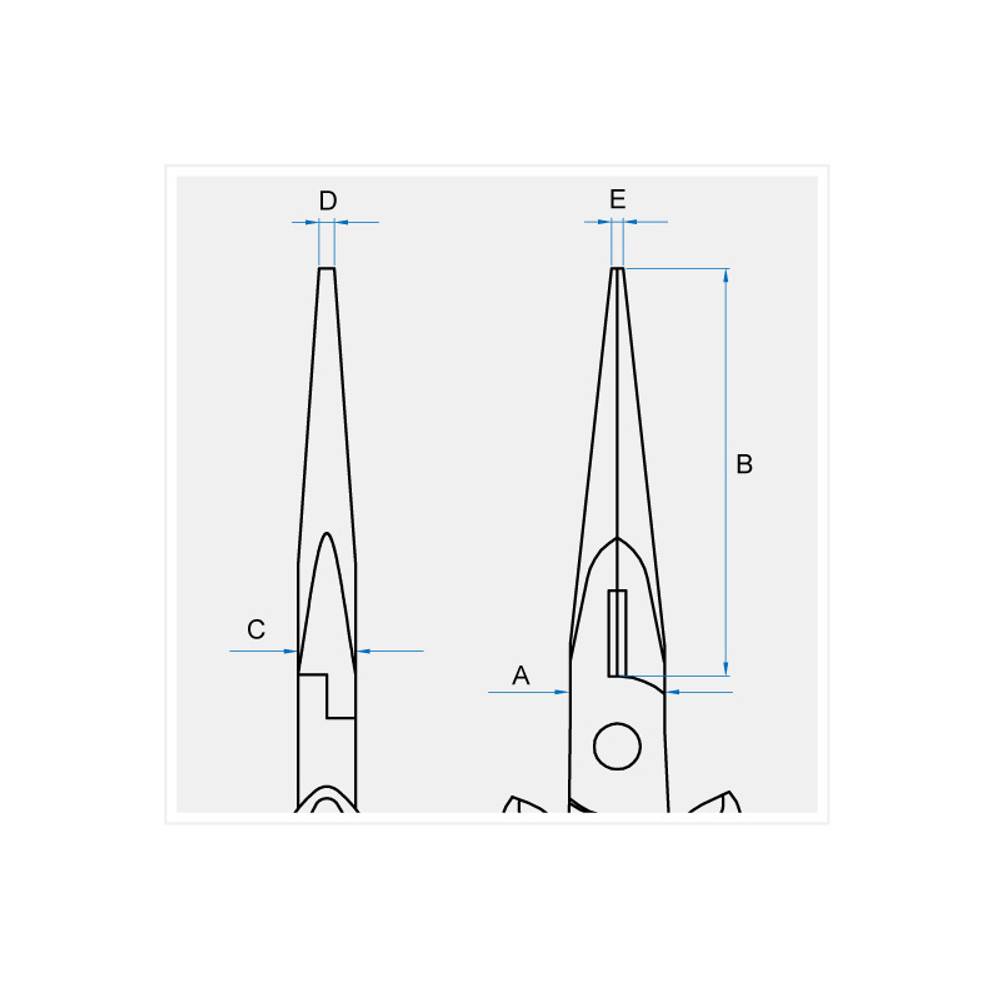 KING TONY (6367-06) Пассатижи тонконосые 154 мм