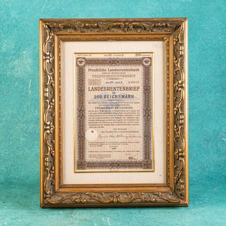 Винтаж: Облигация №03218 / PREUSSISCHE LANDESRENTENBANK