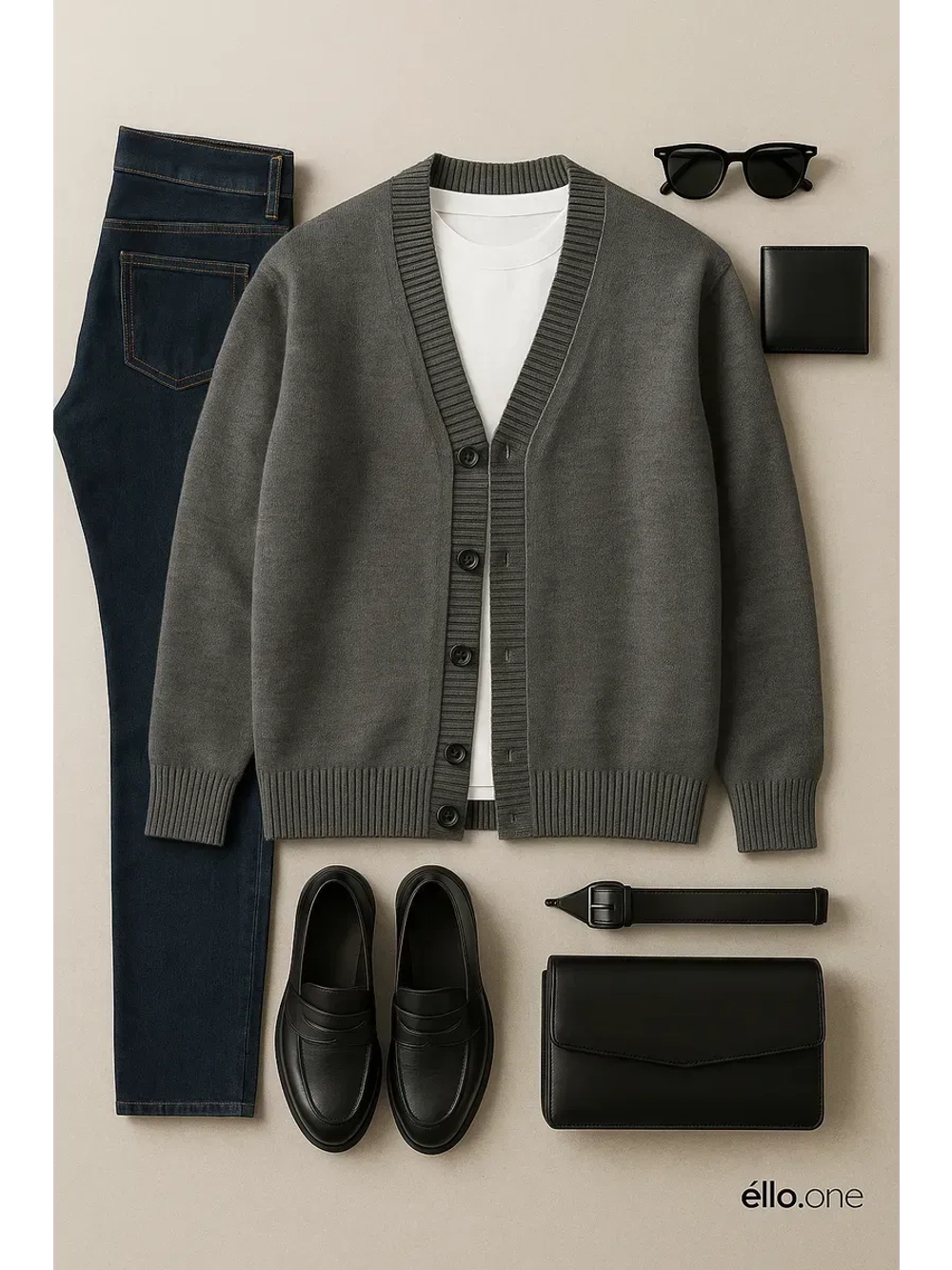 Кардиган UNISEX вязаный оверсайз на пуговицах