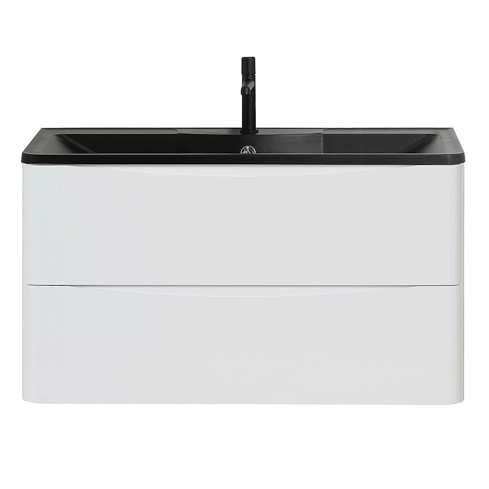 Тумба с раковиной BelBagno ACQUA 100 подвесная Bianco Lucido