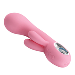Розовый компактный вибратор-кролик 15,4см Pretty Love Chris Pink BI-014507-1