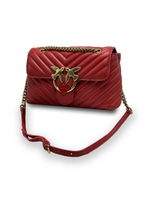 LADY LOVE BAG PUFF HEART - red gold