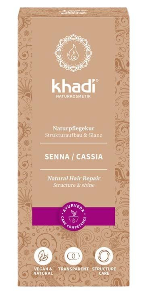 Краска для волос Khadi, сенна, кассия, 100 гр