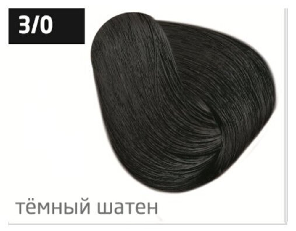 OLLIN COLOR 3/0 темный шатен 100 мл Перманентная крем-краска для волос