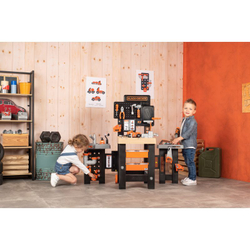 Smoby - Мега мастерская Black &amp; Decker с зоной маляра и сантехника + 100 аксессуаров 360726